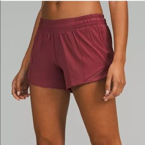 lululemon athletica Women's Athletic Shorts — Wine